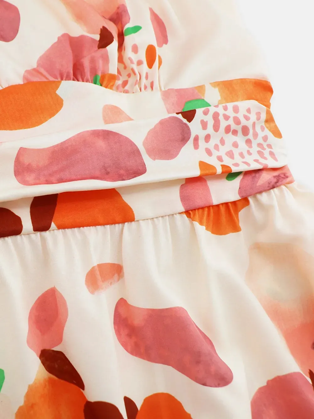 Ruched Printed Halter Neck Dress sold by Gigi Laurent product image thumbnail 5