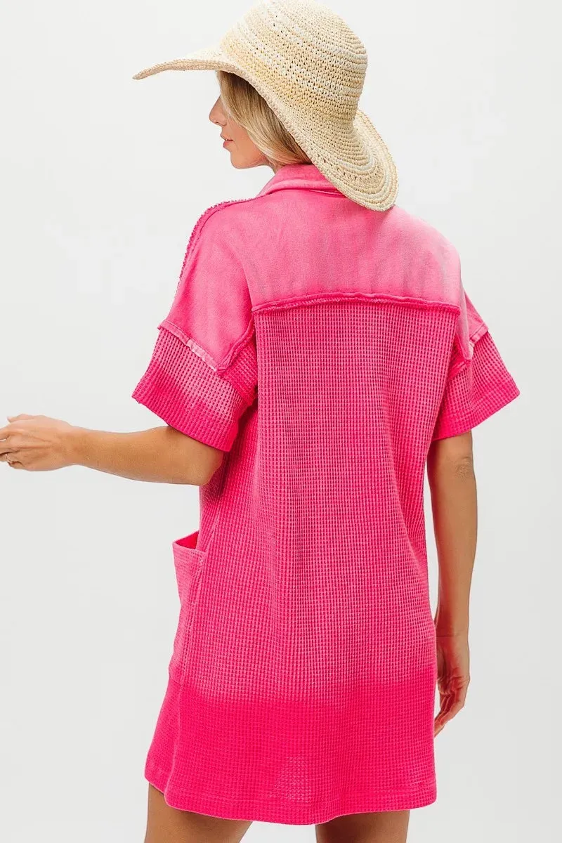 BiBi Dip Dye Mineral Washed Knit Dress sold by Gigi Laurent product image thumbnail 4