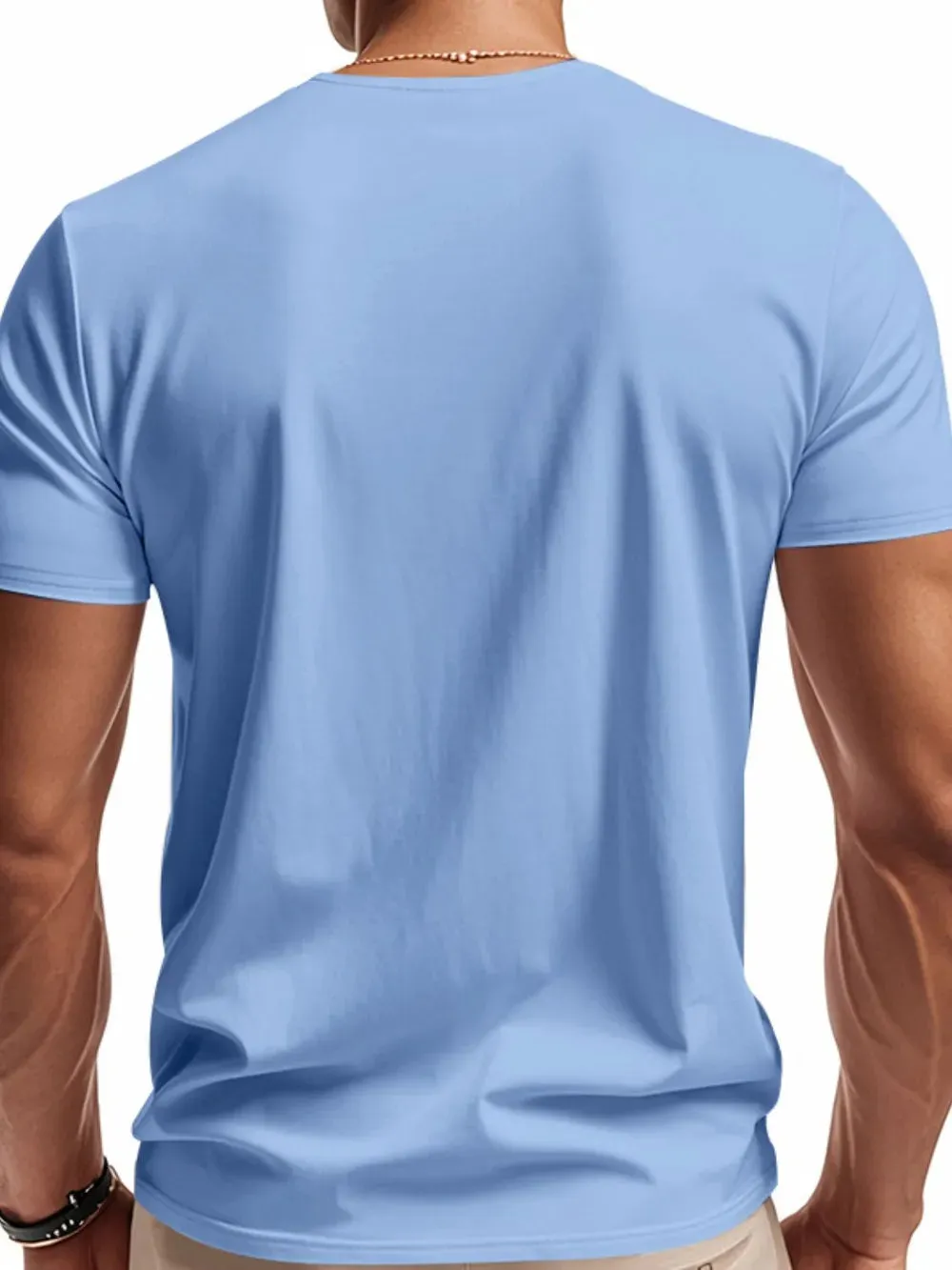 Men's Full Size Short Sleeve T-Shirt Plus Size sold by Gigi Laurent product image thumbnail 2