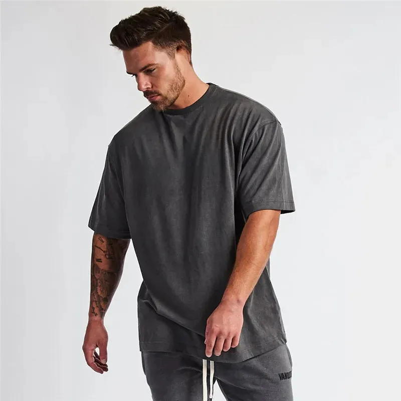 Men's Plus Size Round Neck Half Sleeve T-Shirt sold by Gigi Laurent product image thumbnail 2