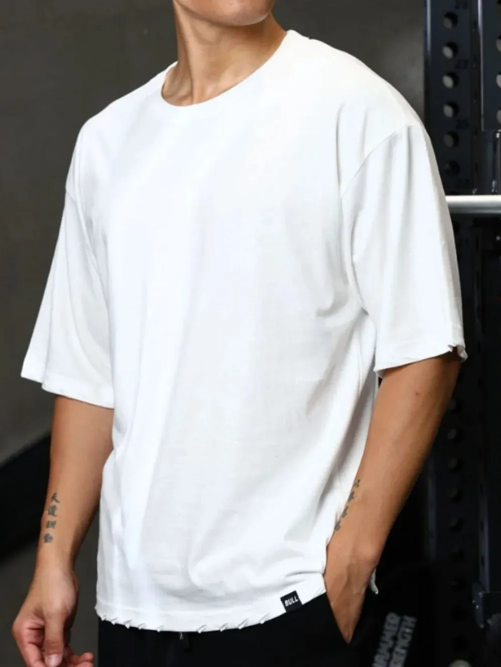 Men's Plus Size Round Neck Half Sleeve T-Shirt sold by Gigi Laurent product image thumbnail 4