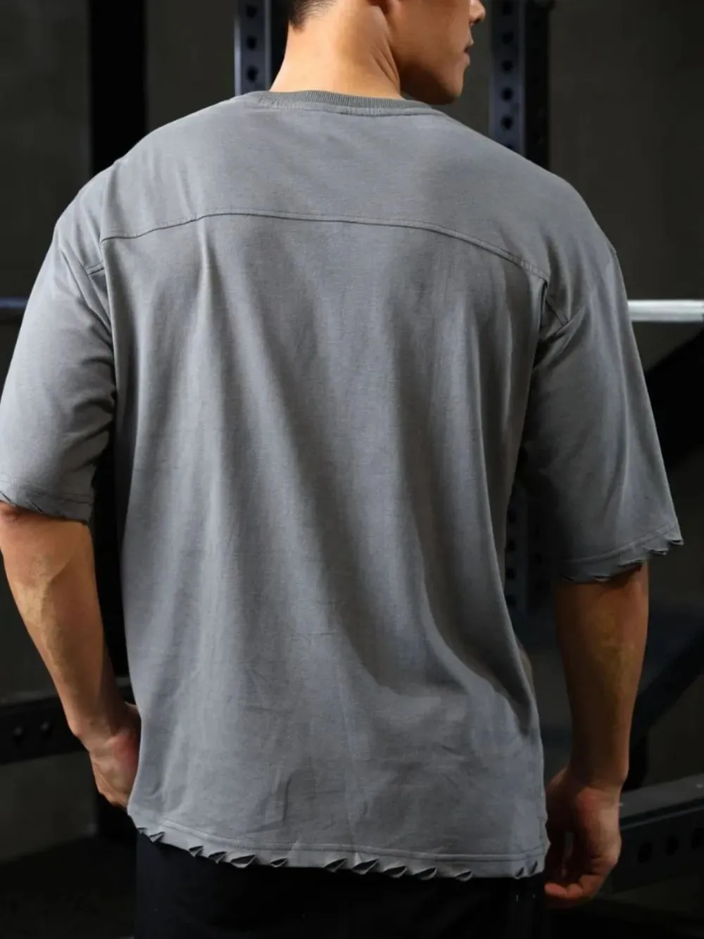 Men's Plus Size Round Neck Half Sleeve T-Shirt sold by Gigi Laurent product image thumbnail 2