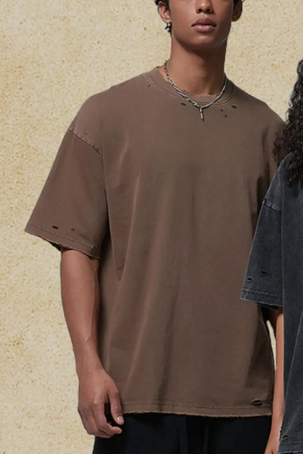 Men's Round Neck Half Sleeve T-Shirt sold by Gigi Laurent product image thumbnail 3