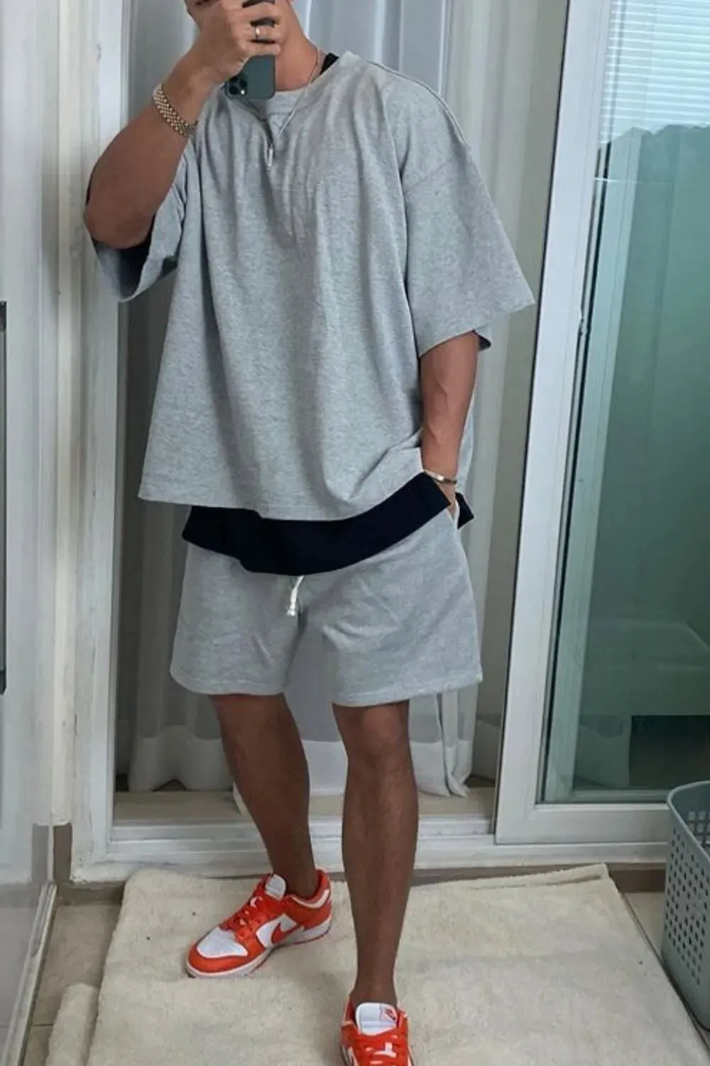 Men's Plus Size Round Neck Half Sleeve T-Shirt sold by Gigi Laurent product image thumbnail 2