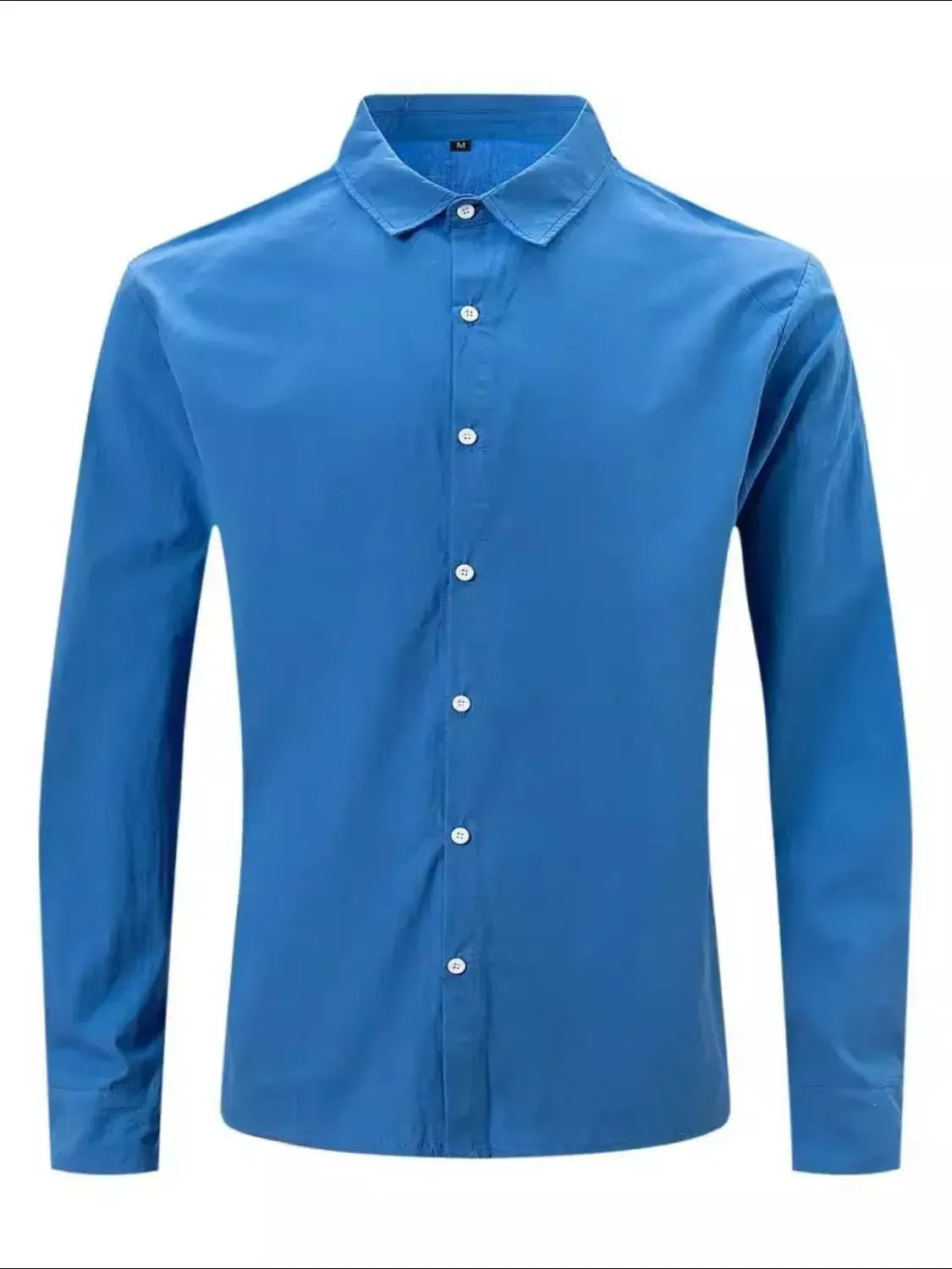 Men's Full Size Button Up Long Sleeve Shirt Plus Size sold by Gigi Laurent product image thumbnail 2