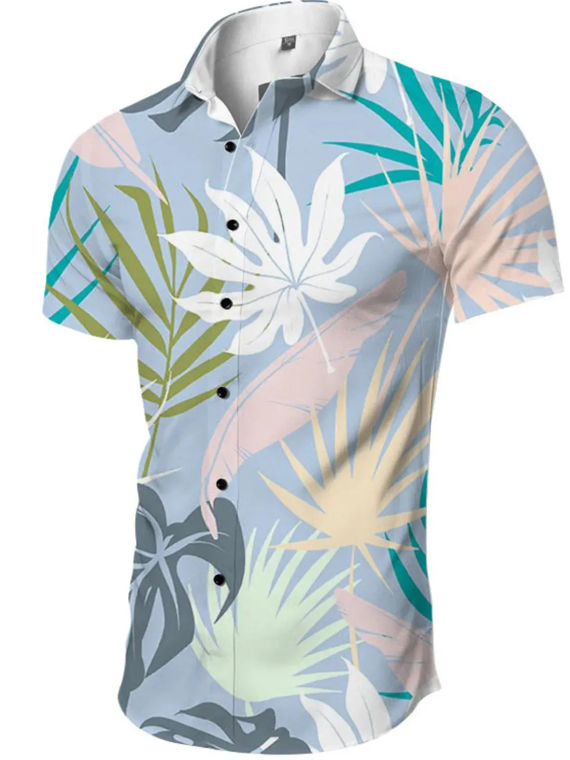 Men's Full Size Printed Collared Neck Shirt Plus Size sold by Gigi Laurent product image thumbnail 4