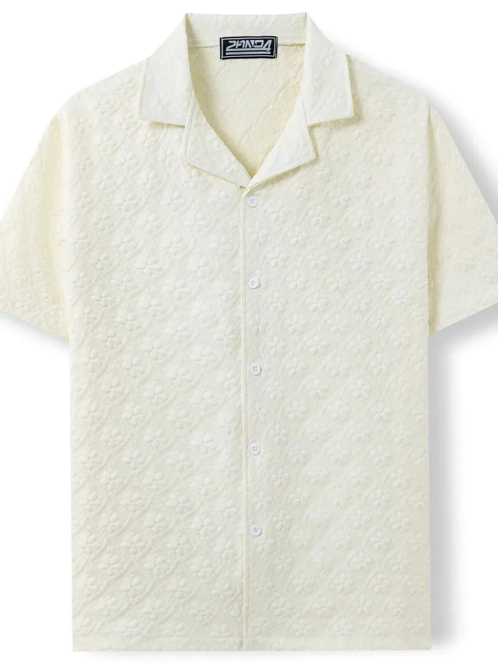 Men's Plus Size Button Down Short Sleeve Shirt sold by Gigi Laurent product image thumbnail 5