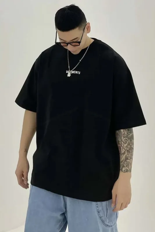 Men's Plus Size Round Neck Half Sleeve T-Shirt sold by Gigi Laurent