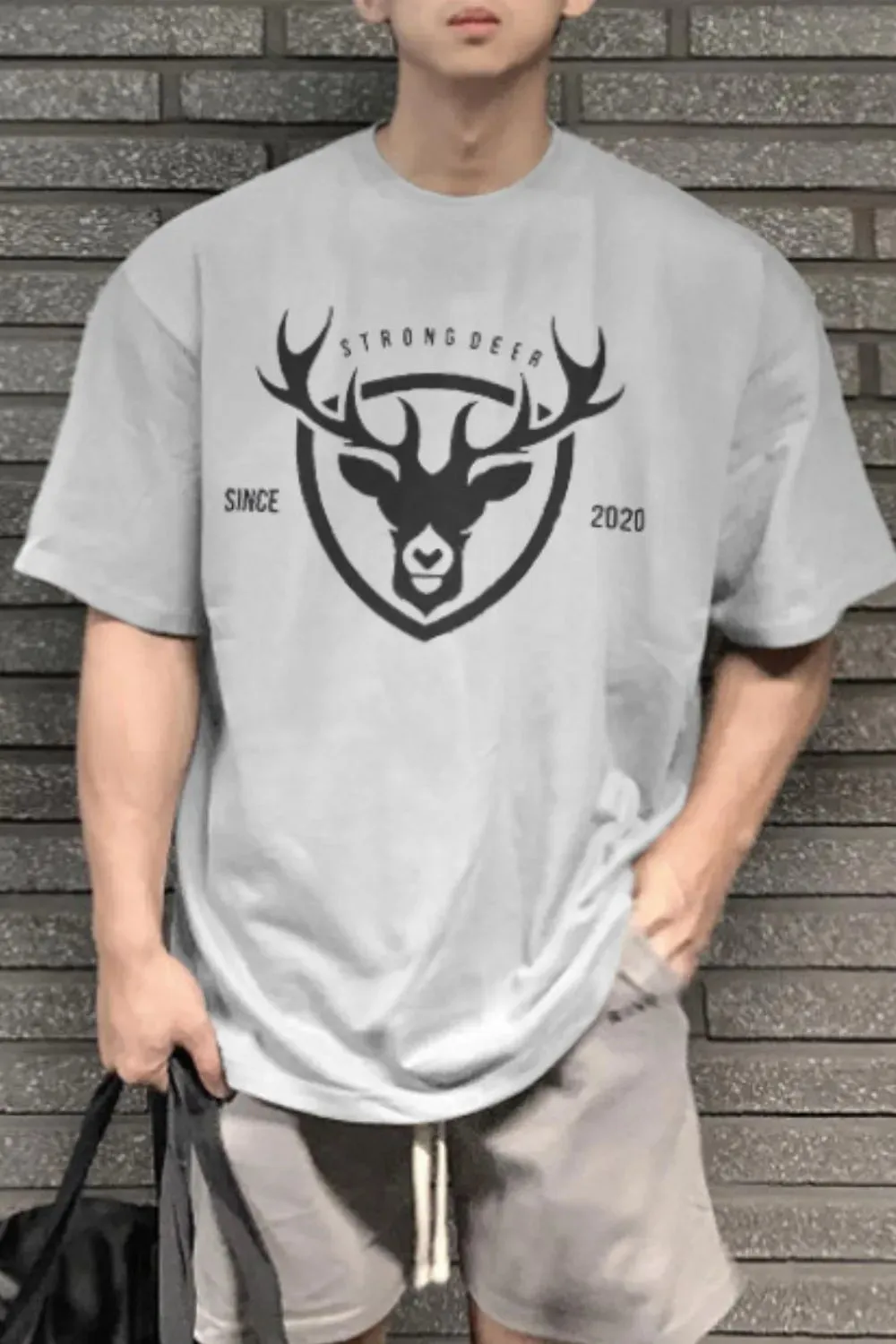 Men's Plus Size Graphic Round Neck Half Sleeve T-Shirt sold by Gigi Laurent product image thumbnail 4