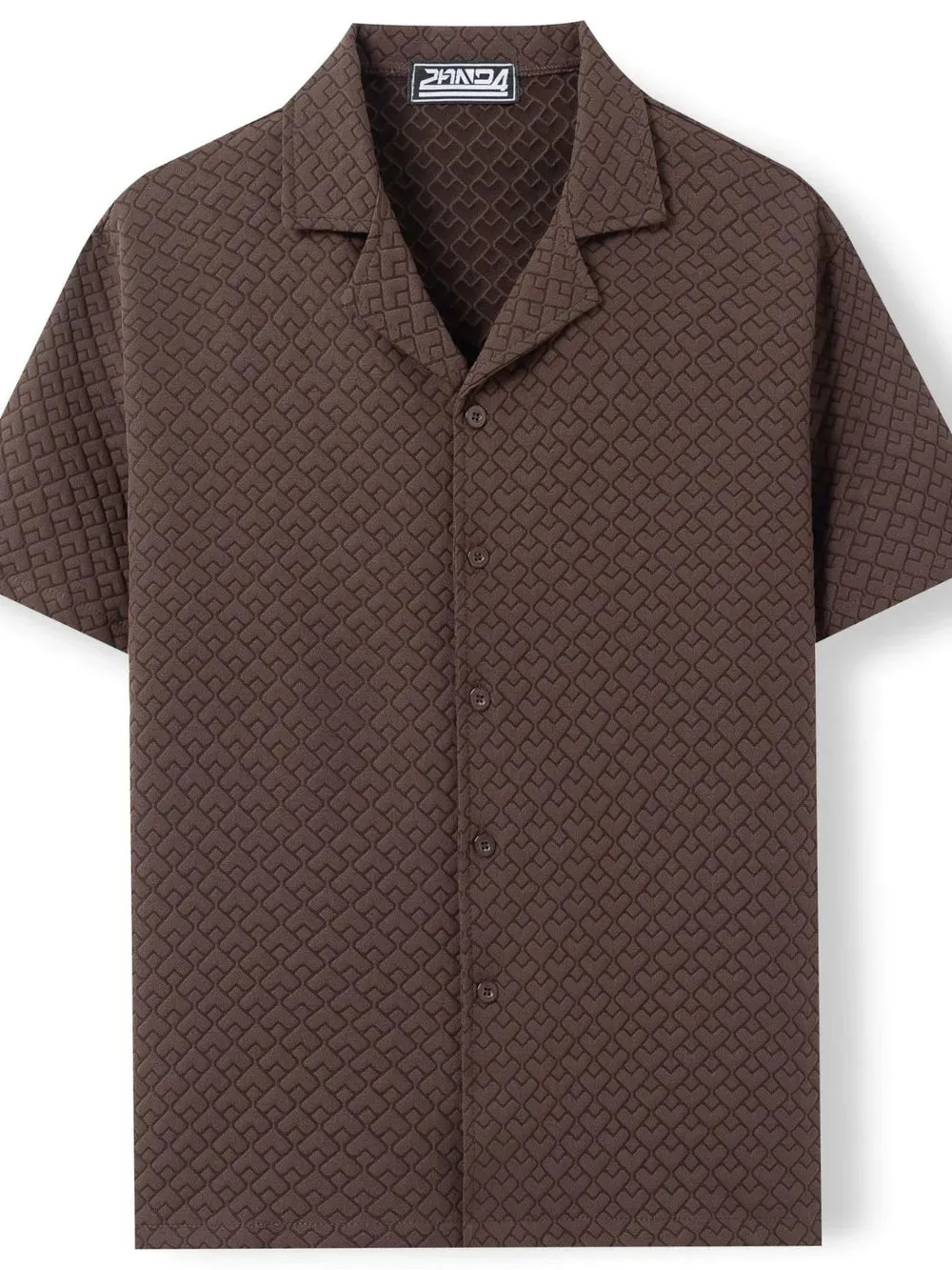 Men's Plus Size Button Down Short Sleeve Shirt sold by Gigi Laurent product image thumbnail 5