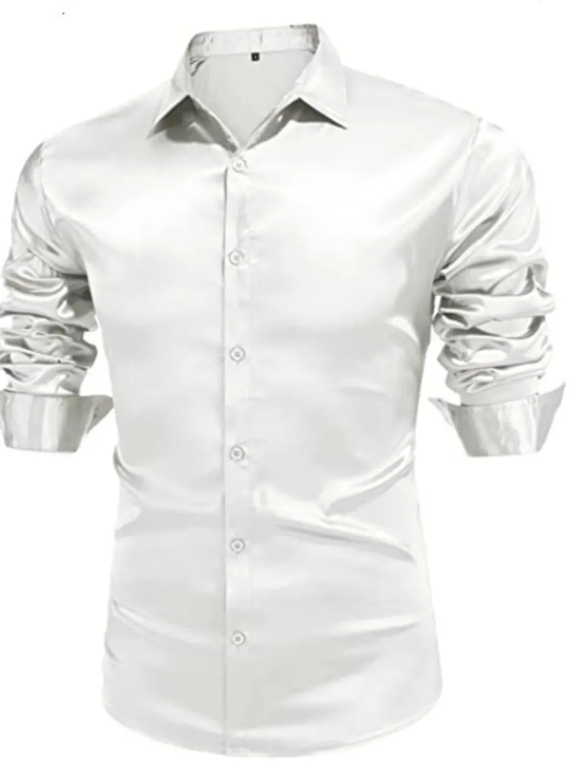 Men's Full Size Button Up Long Sleeve Shirt Plus Size sold by Gigi Laurent product image thumbnail 4