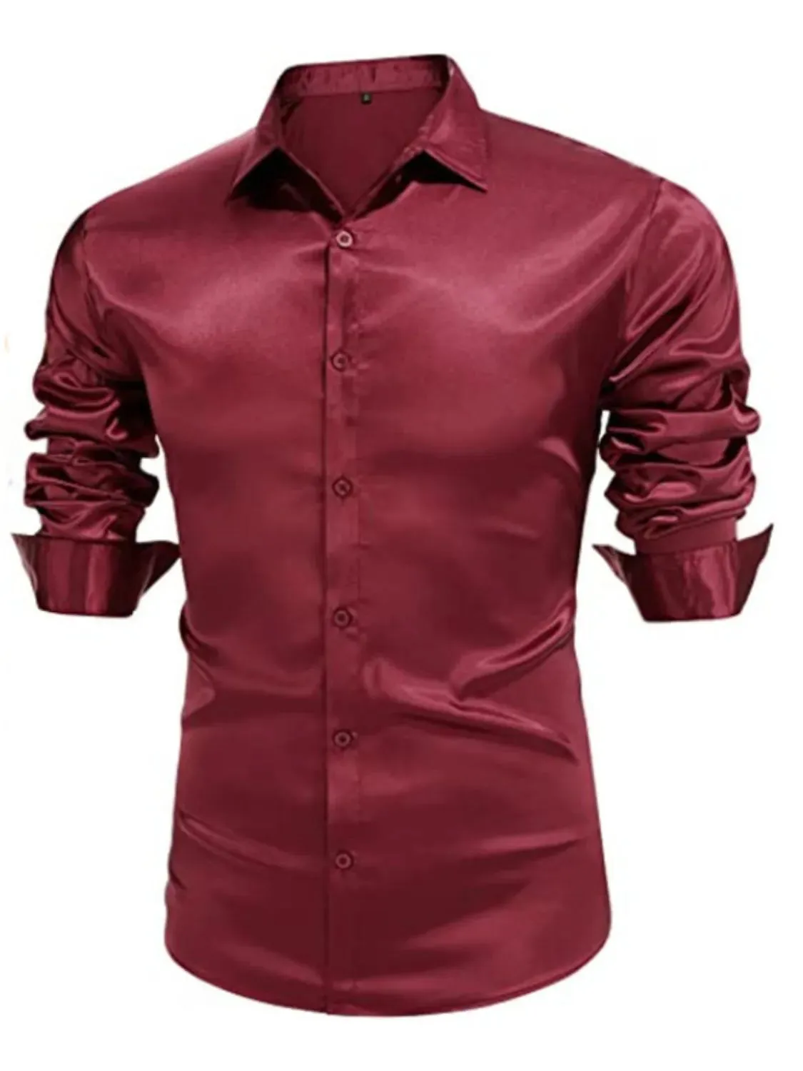 Men's Full Size Button Up Long Sleeve Shirt Plus Size sold by Gigi Laurent product image thumbnail 2