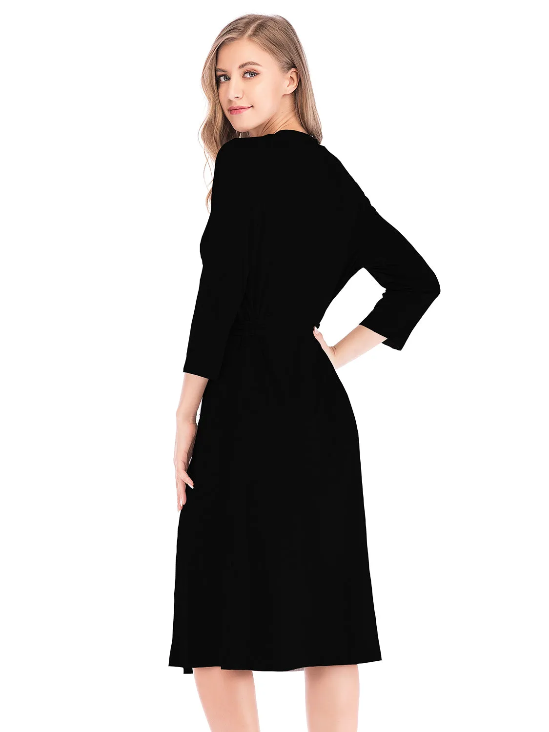 Plunge Tie Front Night Dress sold by Gigi Laurent product image thumbnail 2