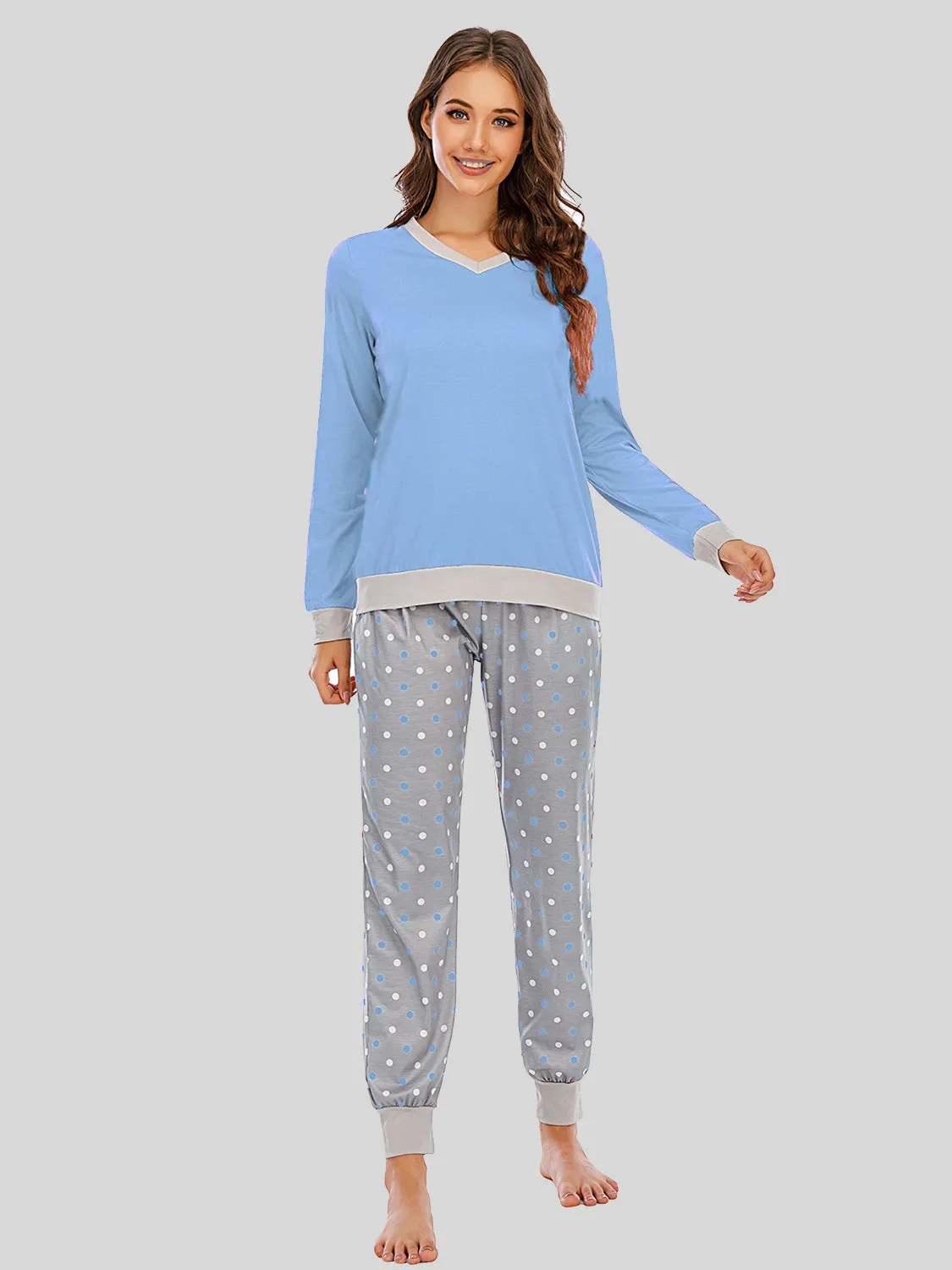 Long Sleeve Top and Polka Dot Pants Set sold by Gigi Laurent product image thumbnail 4