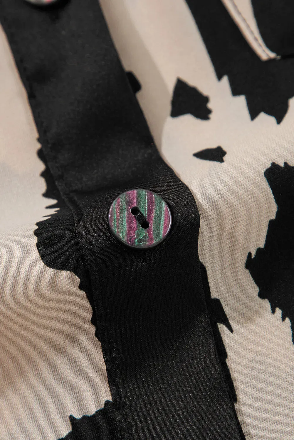 Button Up Long Sleeve Top and Pants Lounge Set sold by Gigi Laurent product image thumbnail 5