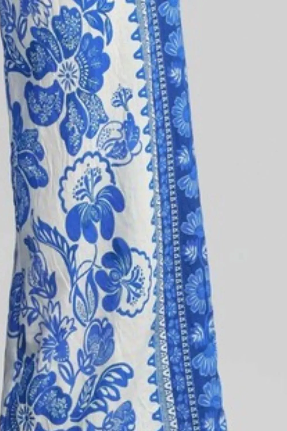 Umgee Full Size Floral Border Print Pants Plus Size sold by Gigi Laurent product image thumbnail 3