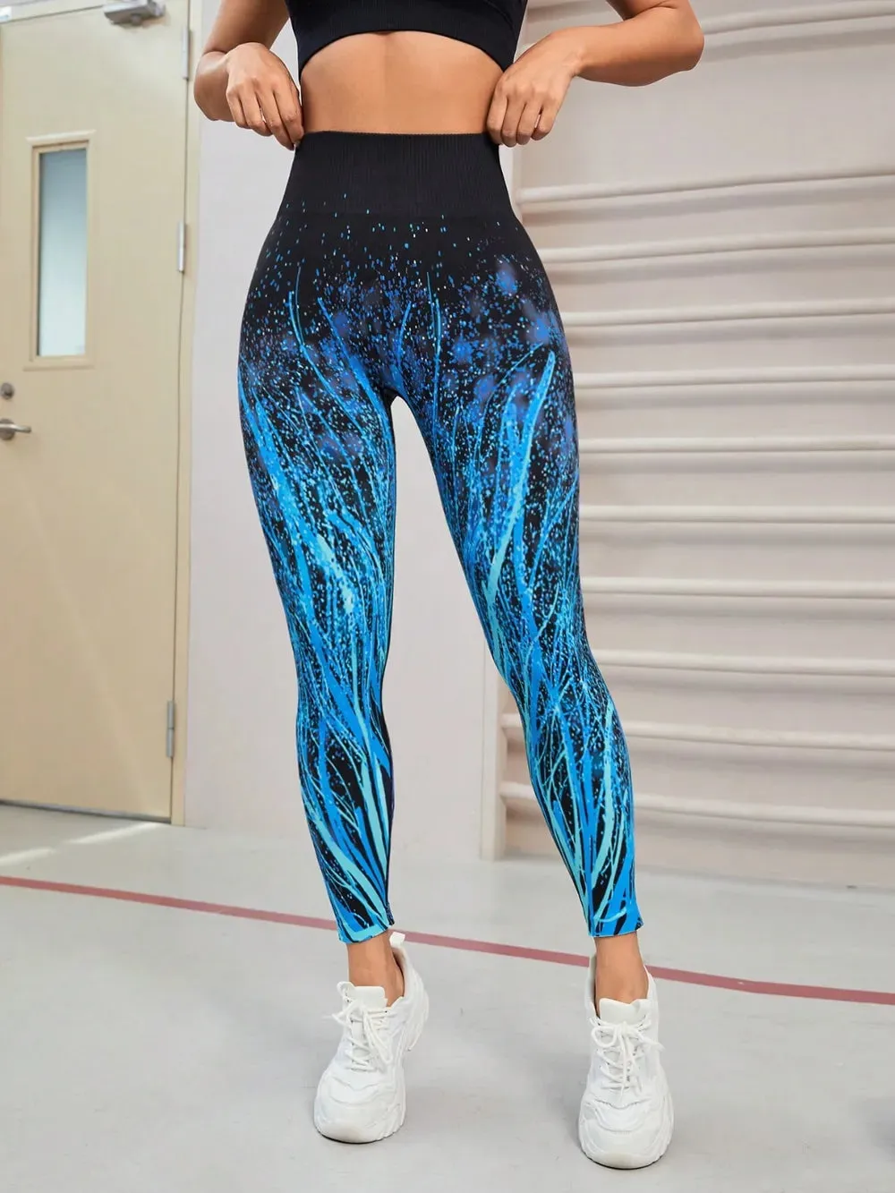 Seamless Printed High Waist Active Leggings sold by Gigi Laurent