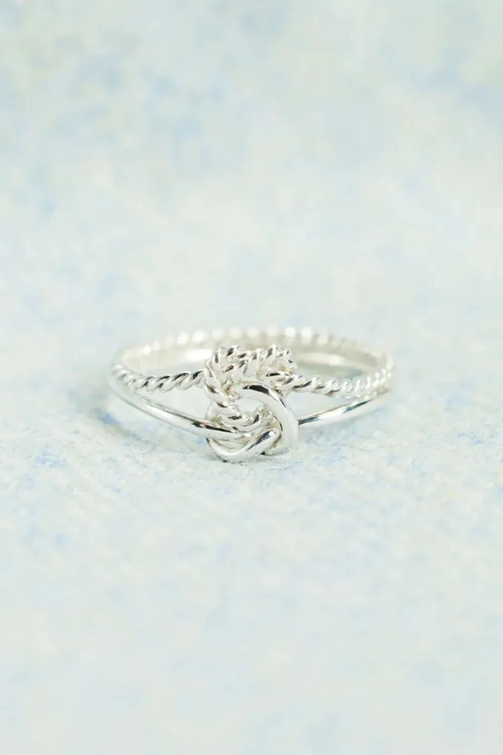 925 Sterling Silver Knotted Ring sold by Gigi Laurent product image thumbnail 4