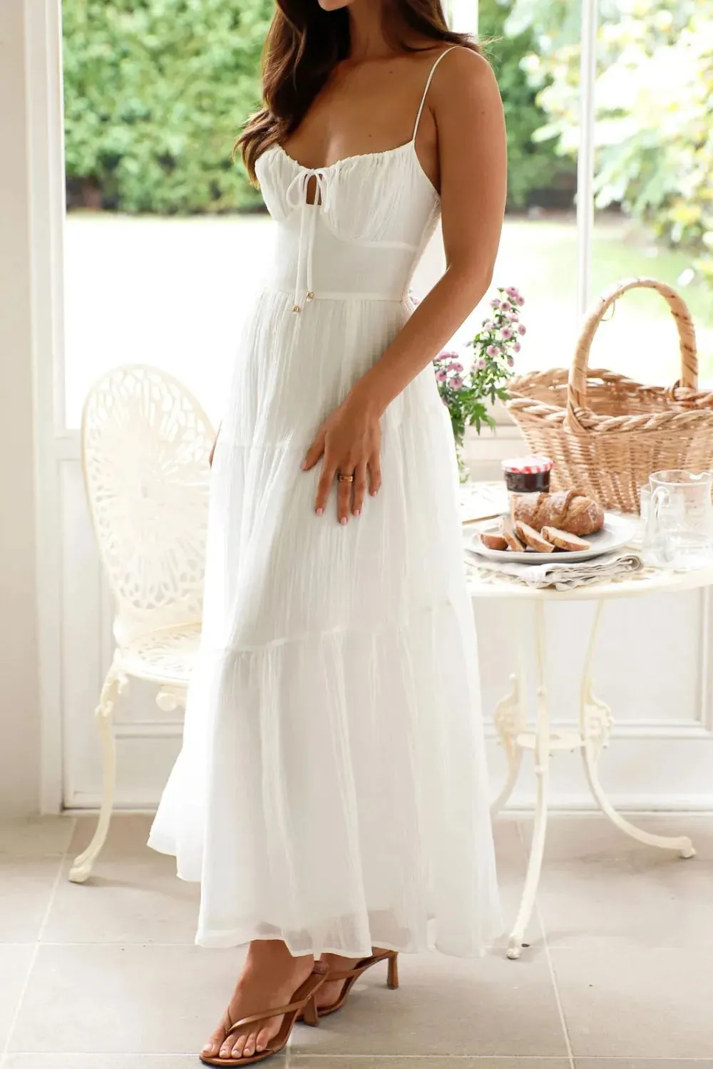 Ruched Smocked Back Cami Dress sold by Gigi Laurent product image thumbnail 4