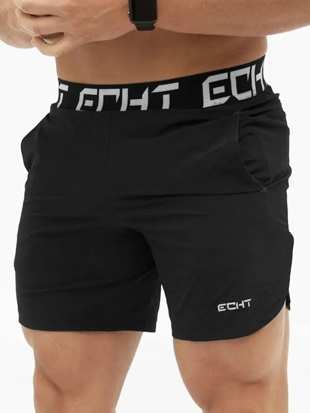 Men's Letter Elastic Waist Active Shorts sold by Gigi Laurent product image thumbnail 2