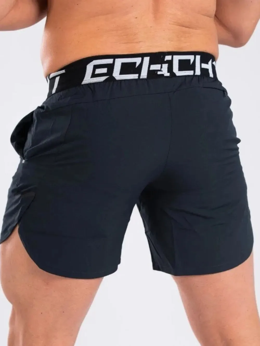 Men's Letter Elastic Waist Active Shorts sold by Gigi Laurent product image thumbnail 5
