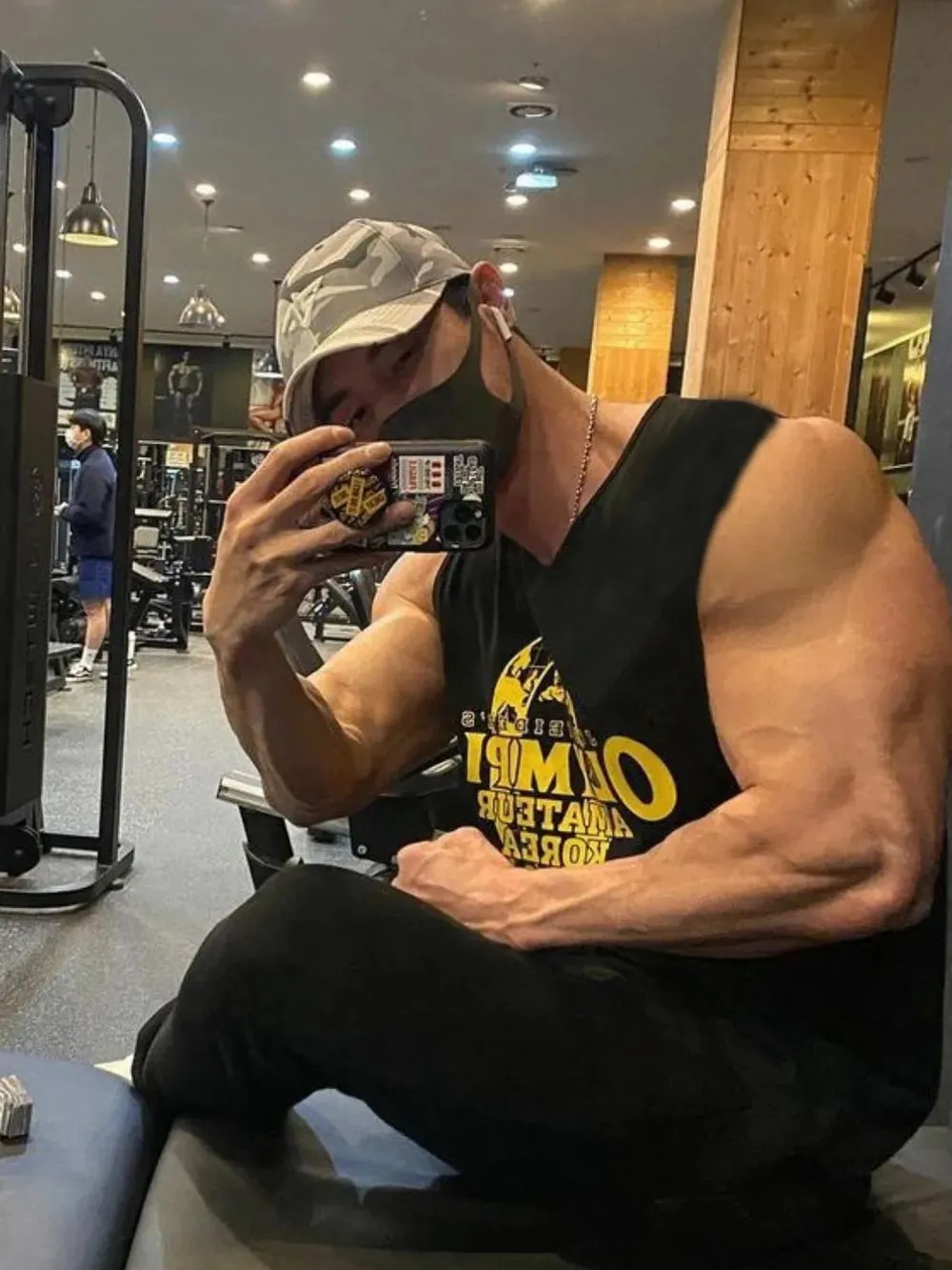 Men's Plus Size Graphic Round Neck Active Tank sold by Gigi Laurent product image thumbnail 2