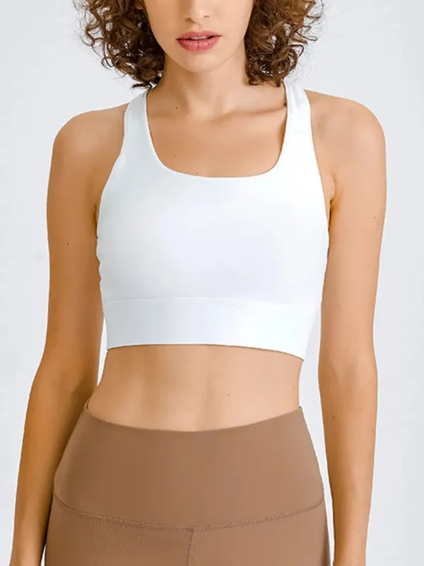 Millennia Double Take Square Neck Racerback Cropped Tank sold by Gigi Laurent