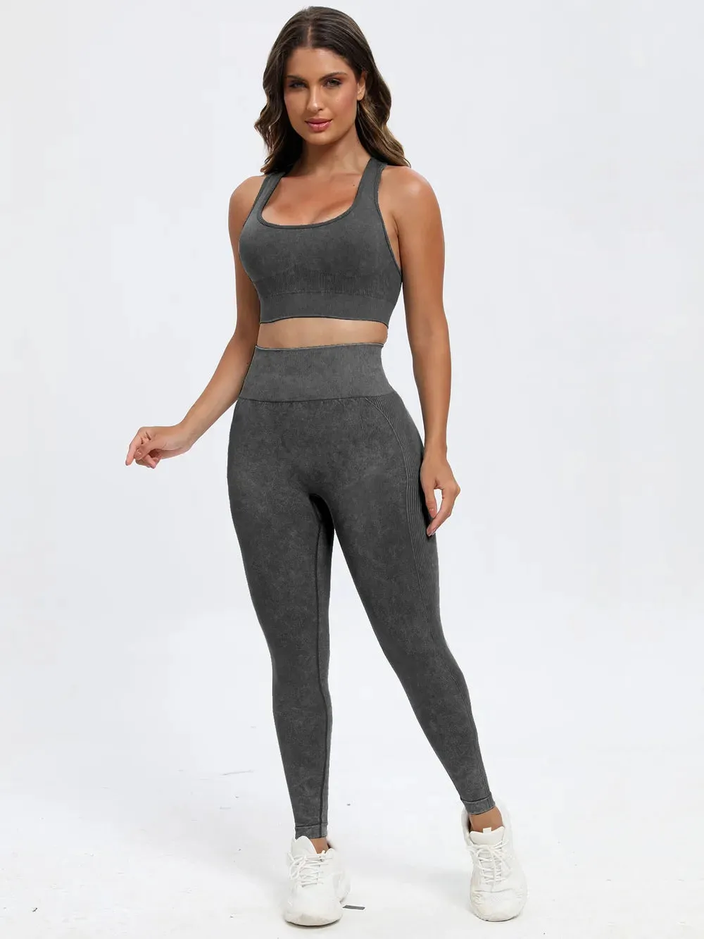Scoop Neck Wide Strap Top and Pants Active Set sold by Gigi Laurent product image thumbnail 5