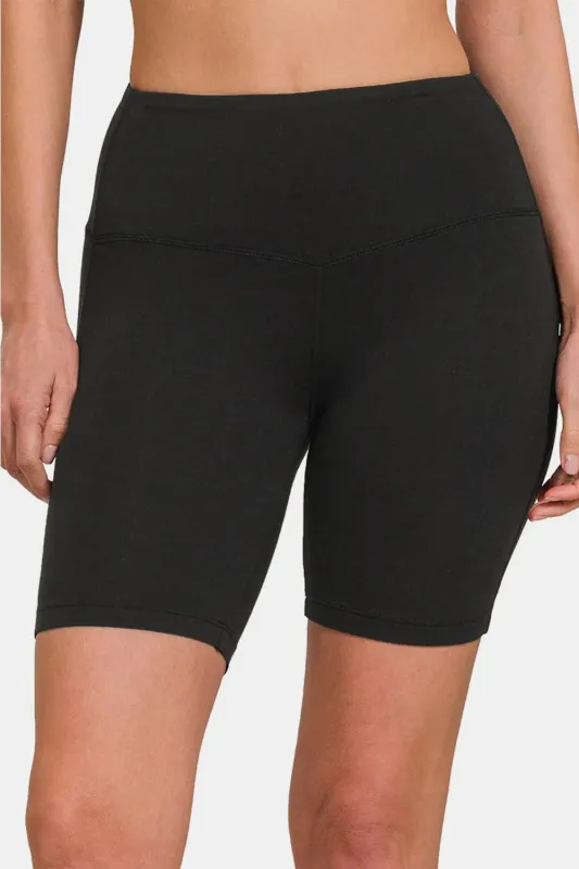 Zenana High Waist Active Shorts sold by Gigi Laurent