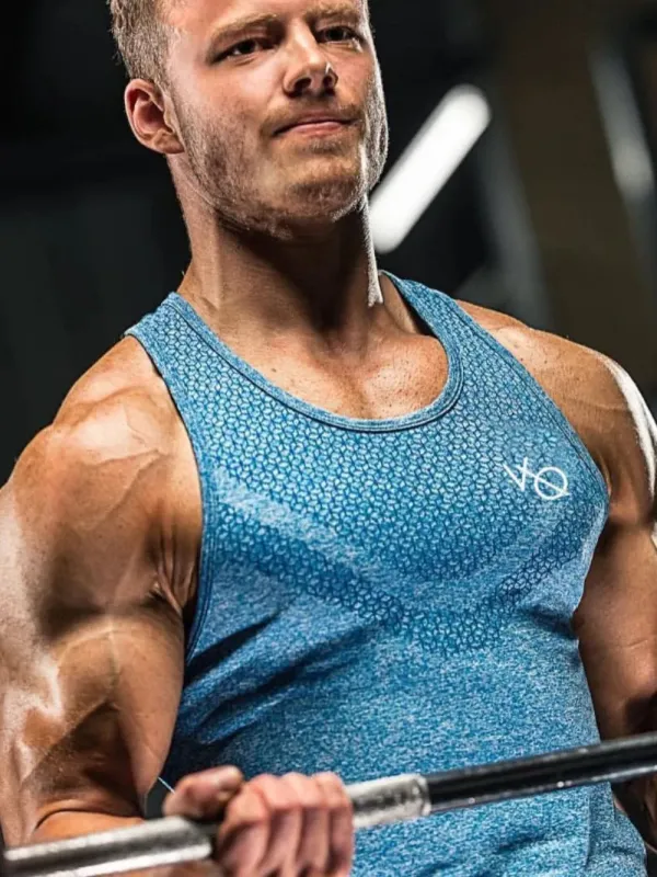 Men's Plus Size Round Neck Active Tank sold by Gigi Laurent