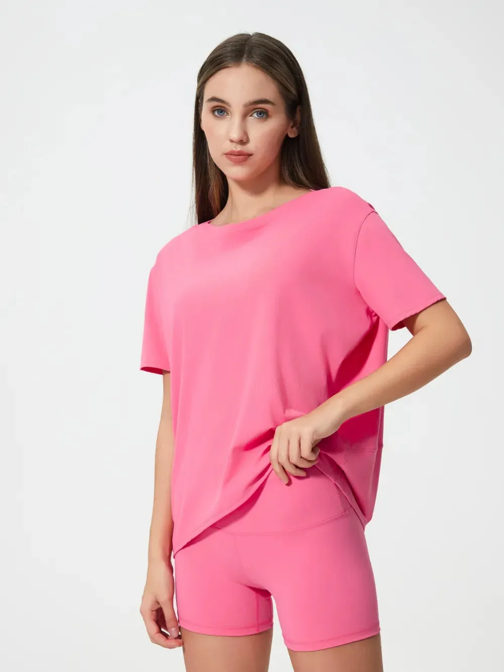 Millennia Round Neck Short Sleeve Active T-Shirt sold by Gigi Laurent product image thumbnail 2