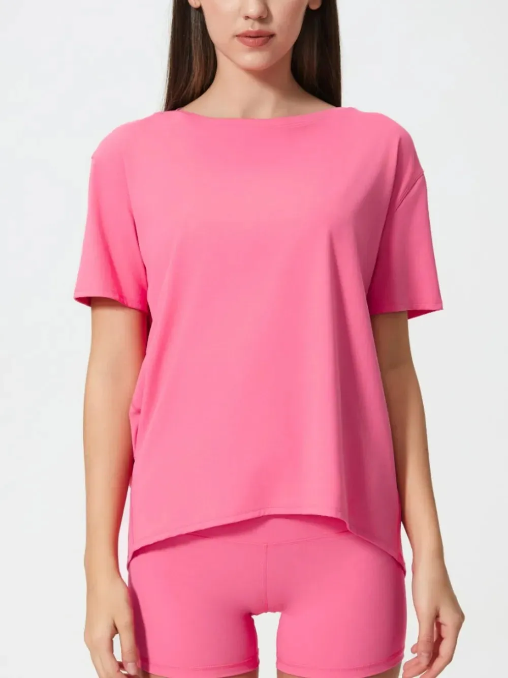 Millennia Round Neck Short Sleeve Active T-Shirt sold by Gigi Laurent product image thumbnail 3