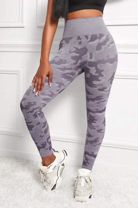 Camo Print Seamless High Waist Yoga Leggings sold by Gigi Laurent
