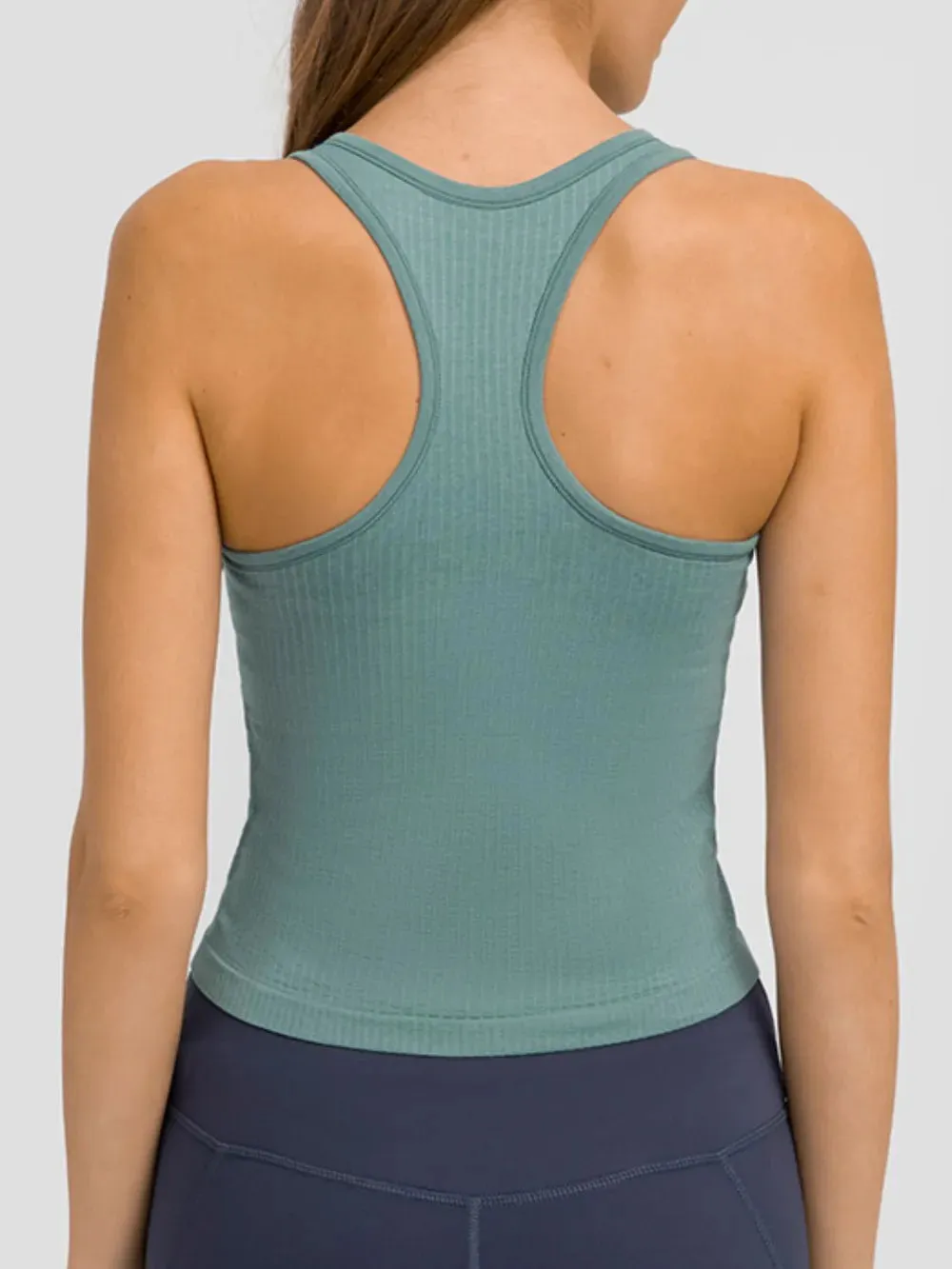 Millennia Round Neck Racerback Active Tank sold by Gigi Laurent product image thumbnail 4