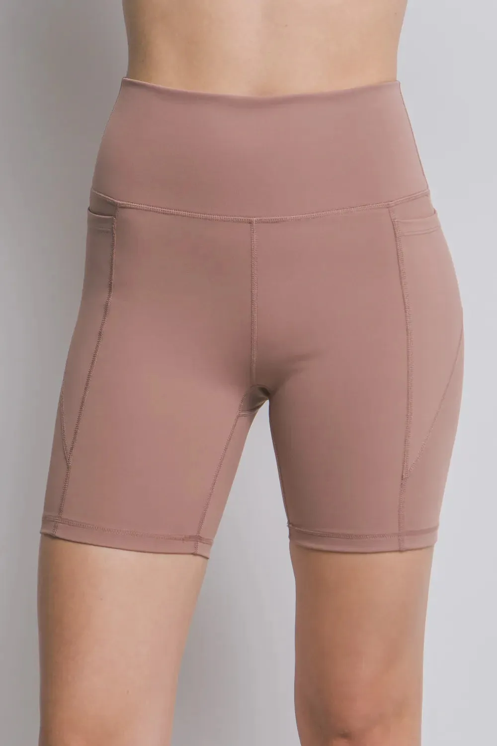 Love Tree High Waist Seam Detail Active Shorts sold by Gigi Laurent product image thumbnail 3