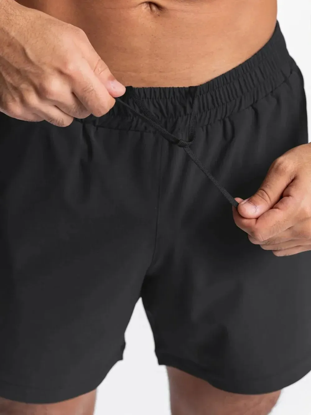 Men's Elastic Waist Active Shorts sold by Gigi Laurent product image thumbnail 3