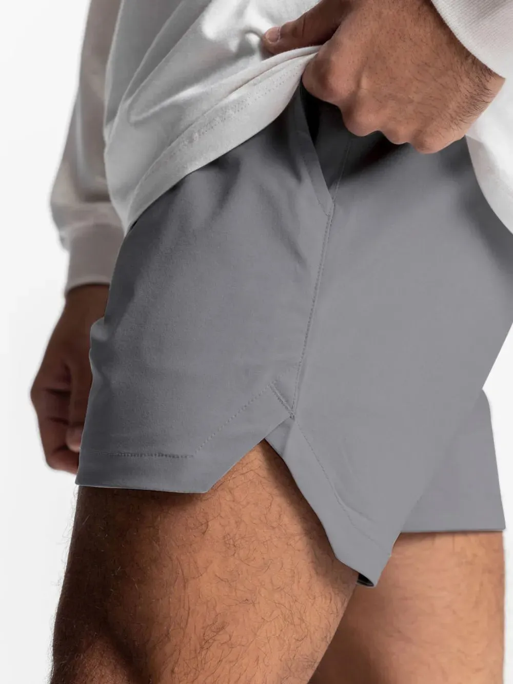 Men's Elastic Waist Active Shorts sold by Gigi Laurent product image thumbnail 5