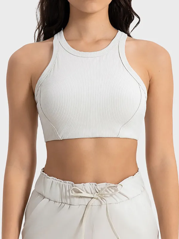 Millennia Wide Strap Cropped Sport Tank made by Trendsi