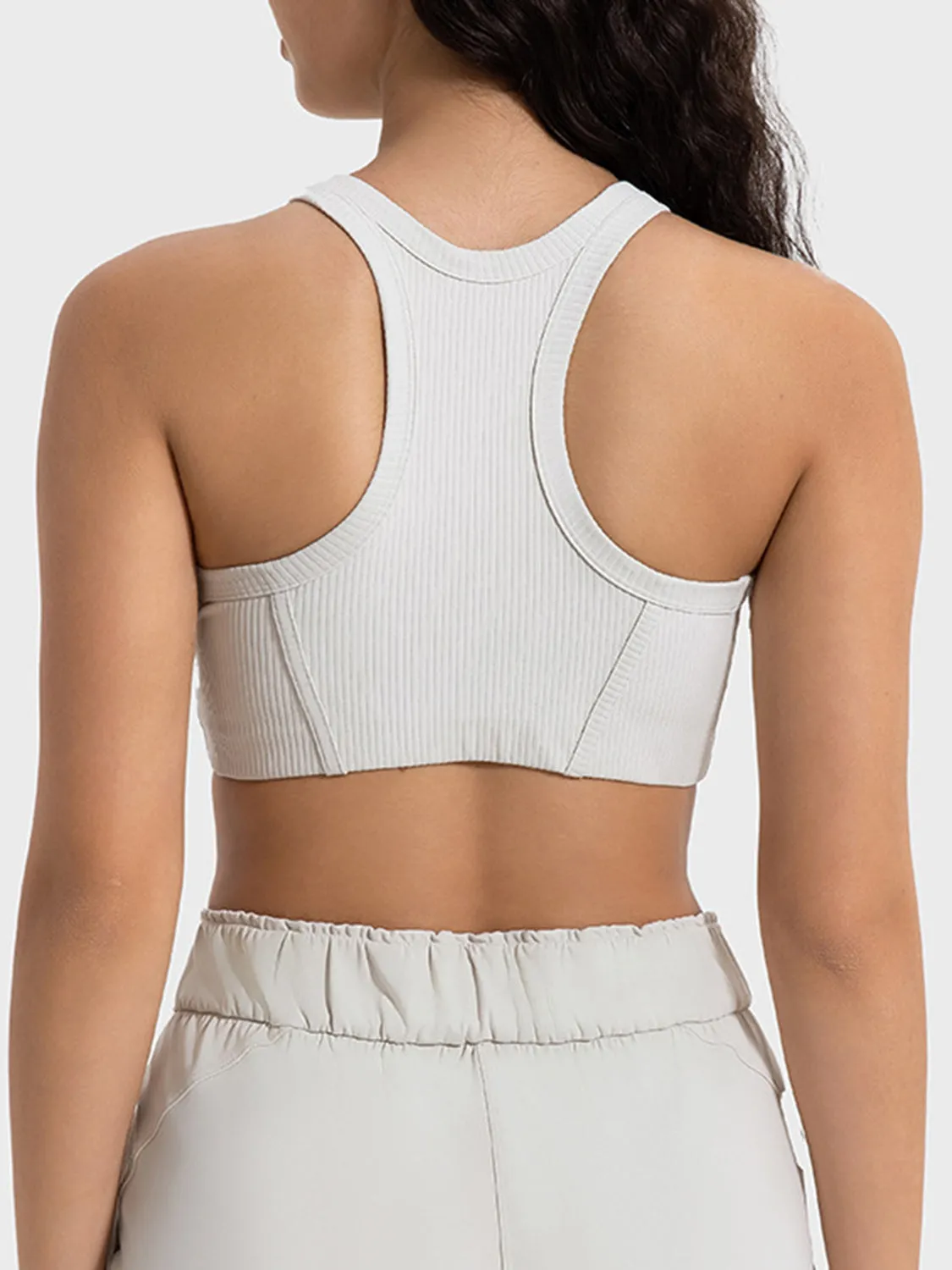 Millennia Wide Strap Cropped Sport Tank sold by Gigi Laurent product image thumbnail 2