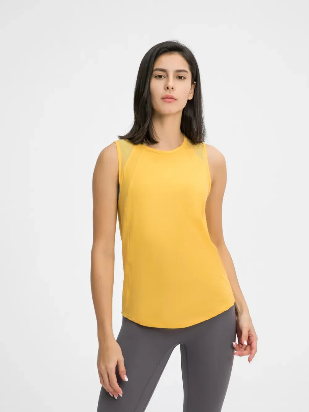 Millennia Cutout Back Round Neck Active Tank sold by Gigi Laurent product image thumbnail 5