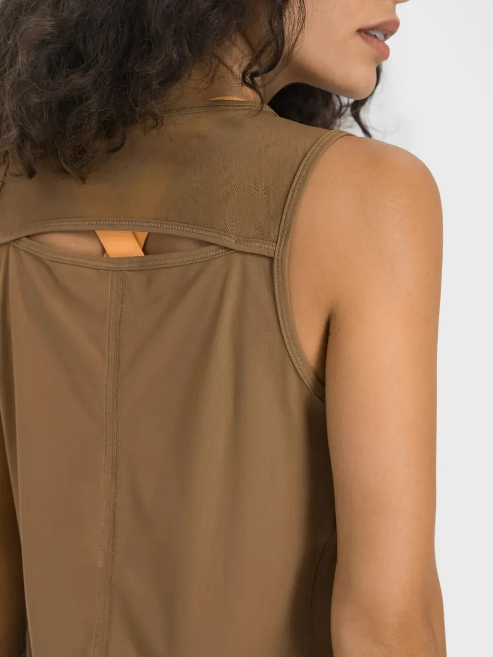 Millennia Cutout Back Round Neck Active Tank sold by Gigi Laurent product image thumbnail 4