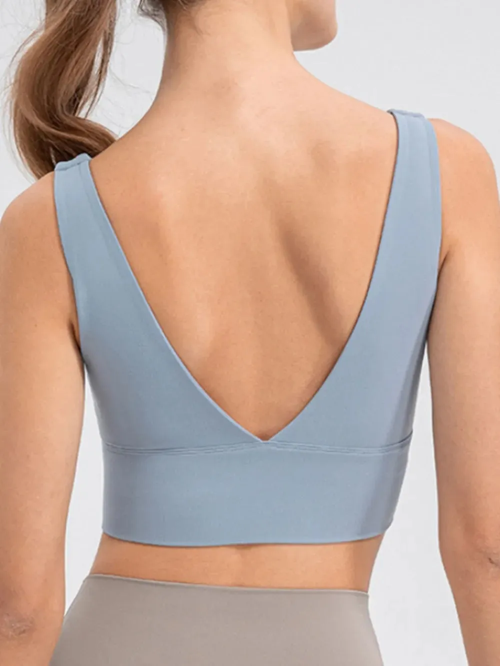 Scoop Neck Wide Strap Active Tank sold by Gigi Laurent product image thumbnail 2