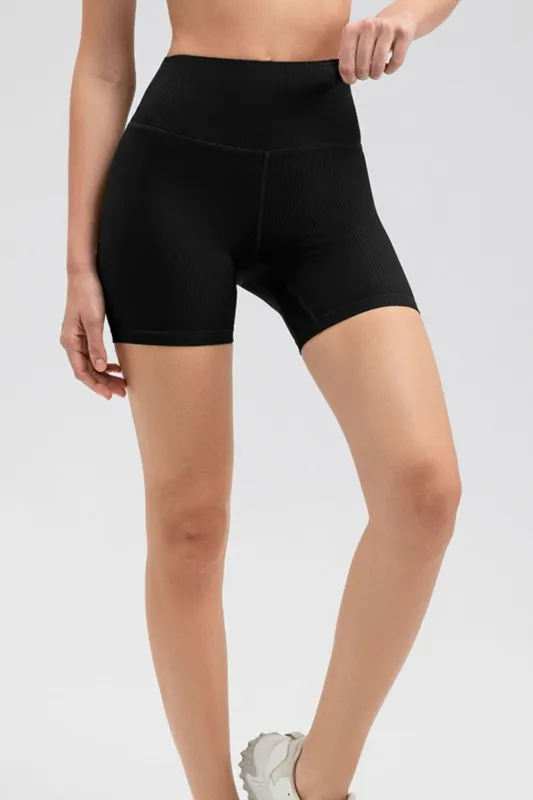 Wide Waistband Slim Fit Sports Shorts sold by Gigi Laurent