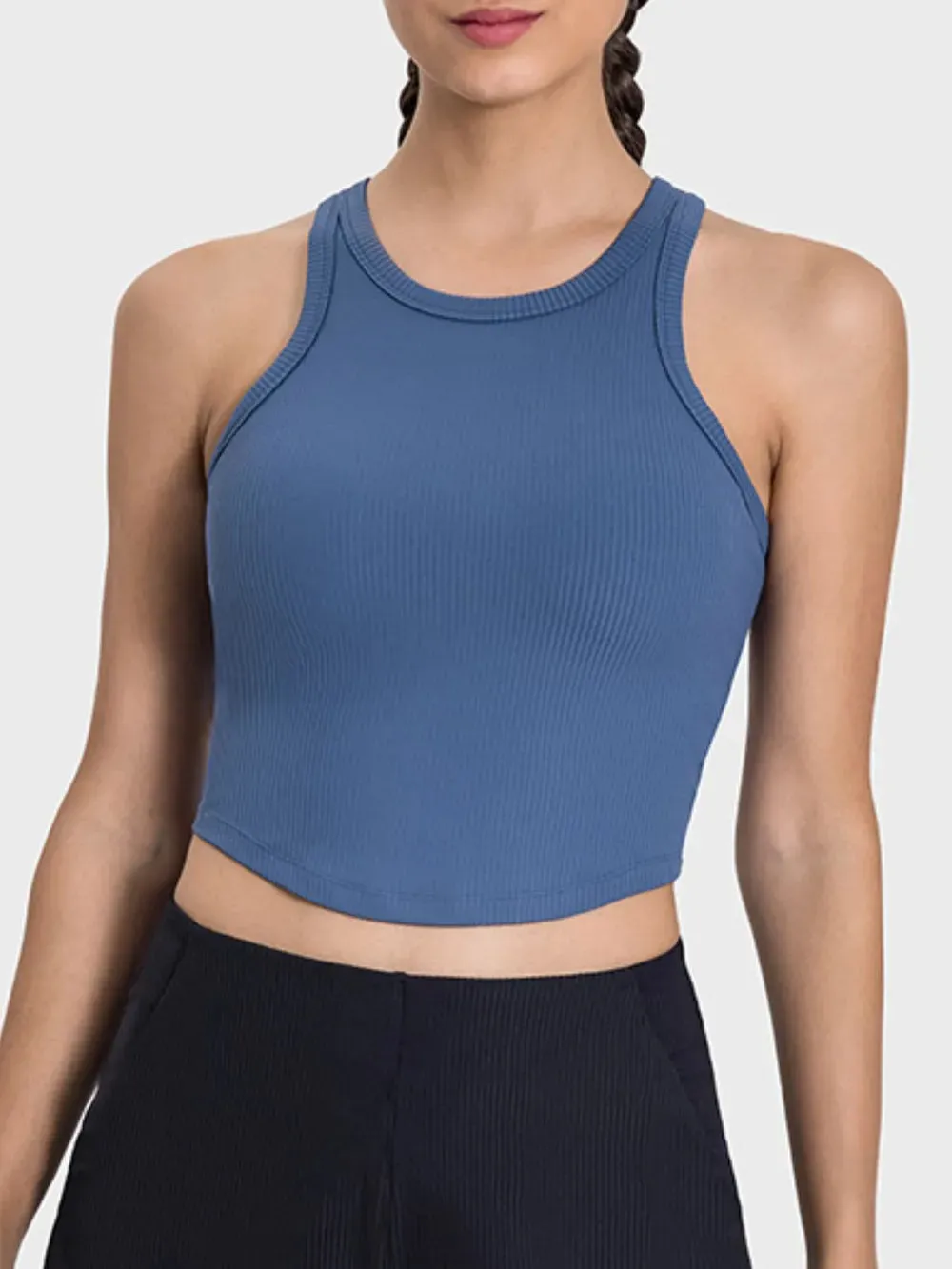 Millennia Round Neck Racerback Active Tank sold by Gigi Laurent product image thumbnail 3