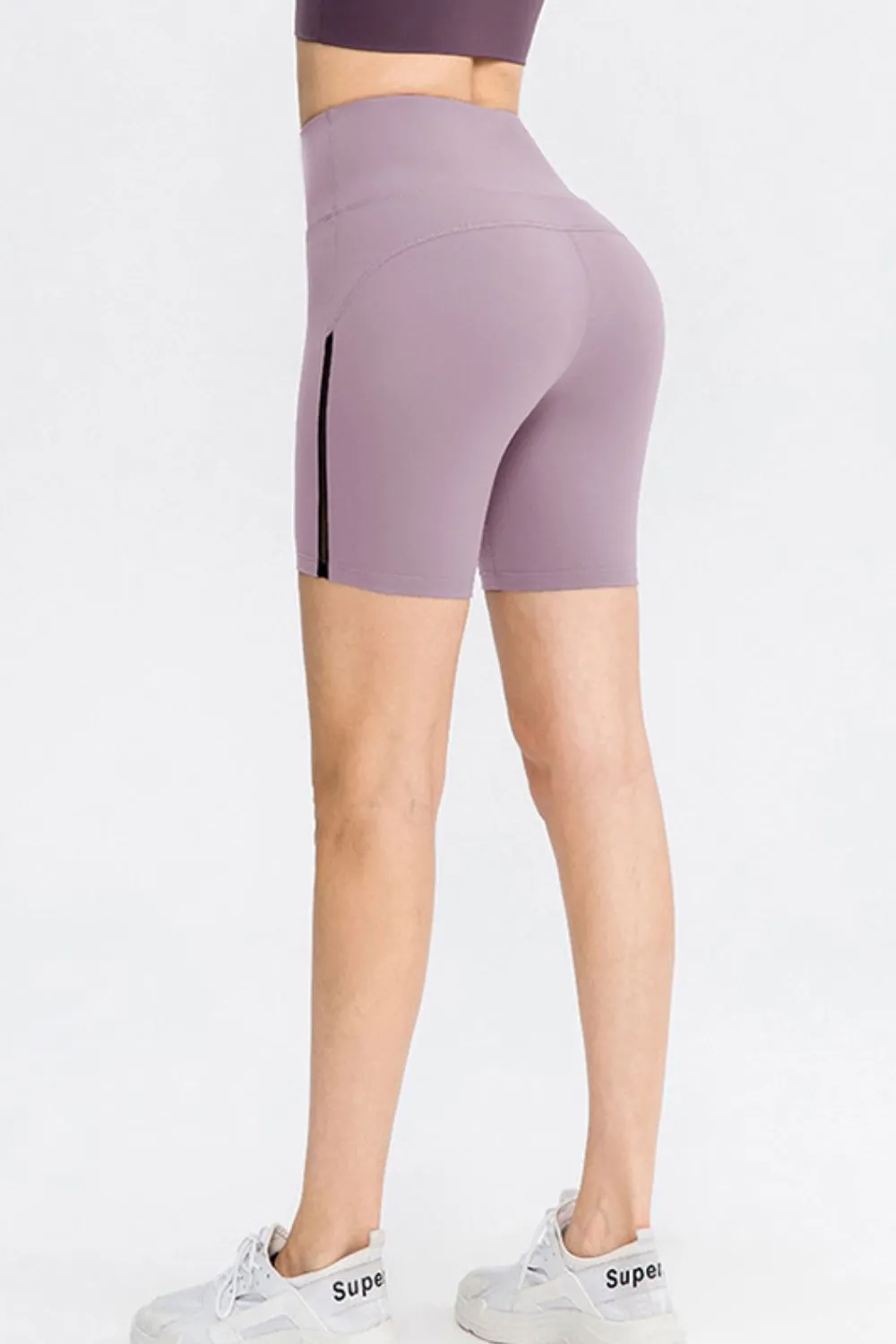 Wide Waistband Sports Shorts sold by Gigi Laurent product image thumbnail 2