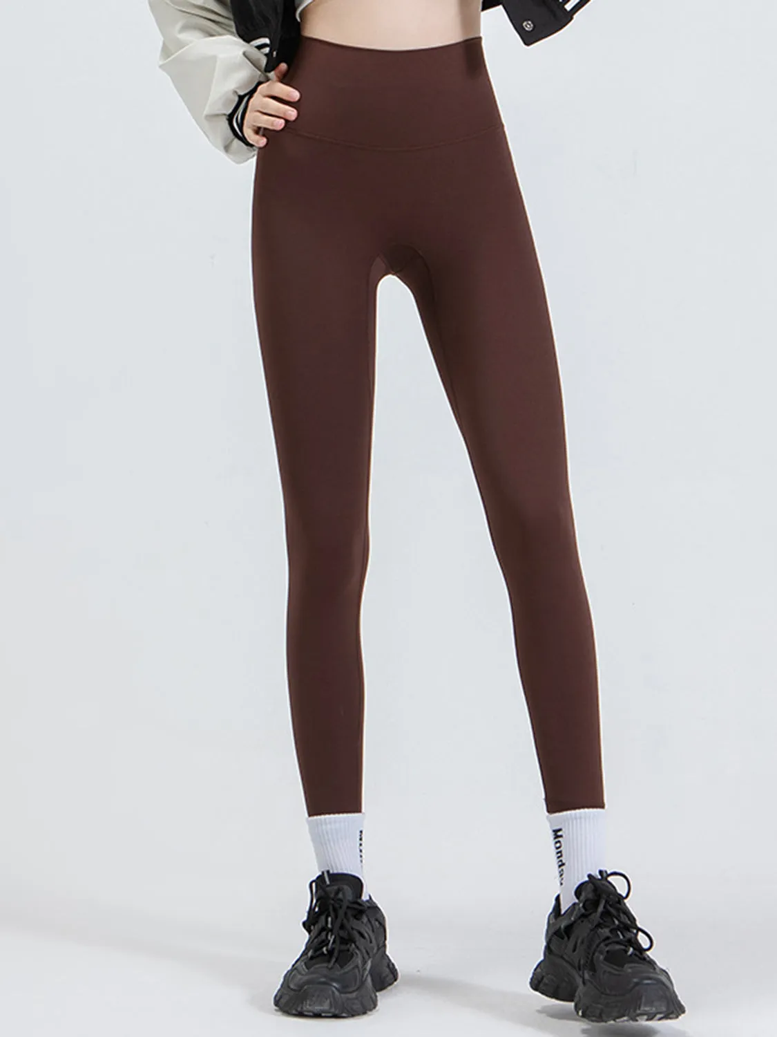 Wide Waistband Sports Leggings sold by Gigi Laurent product image thumbnail 4