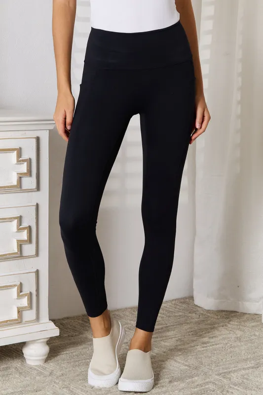 Basic Bae Wide Waistband Sports Leggings sold by Gigi Laurent