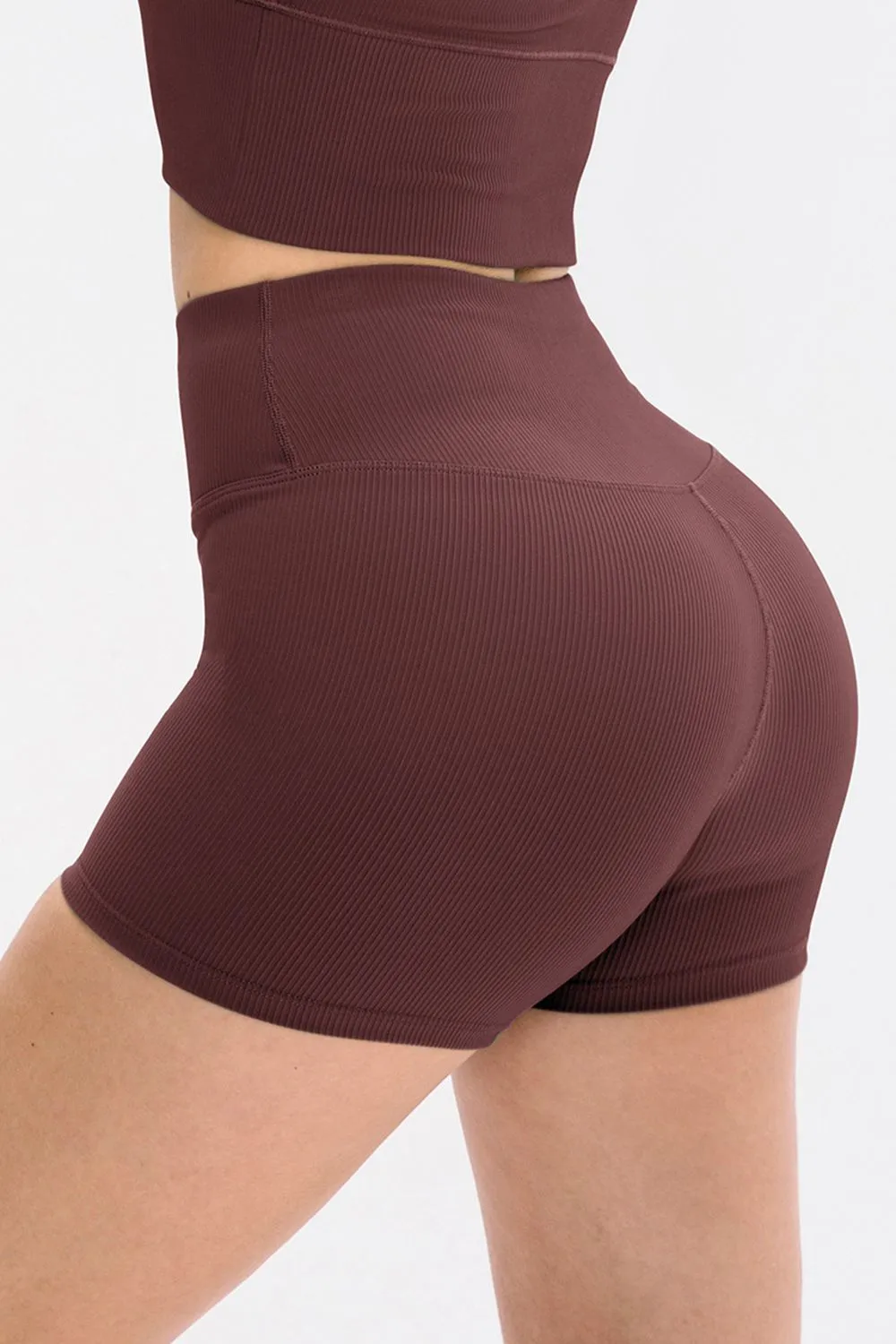 Slim Fit Wide Waistband Sports Shorts sold by Gigi Laurent product image thumbnail 5