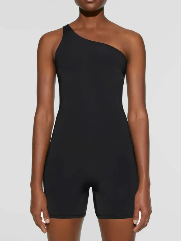 Single Shoulder Active Romper sold by Gigi Laurent