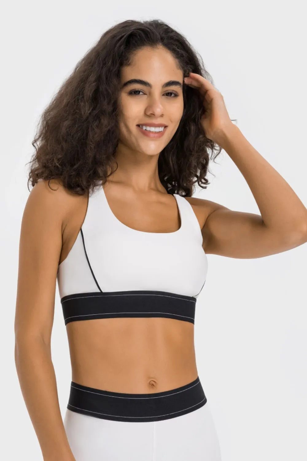 Millennia Contrast Sports Bra sold by Gigi Laurent product image thumbnail 4